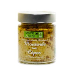 Moutarde Bio saveur Cèpes -...