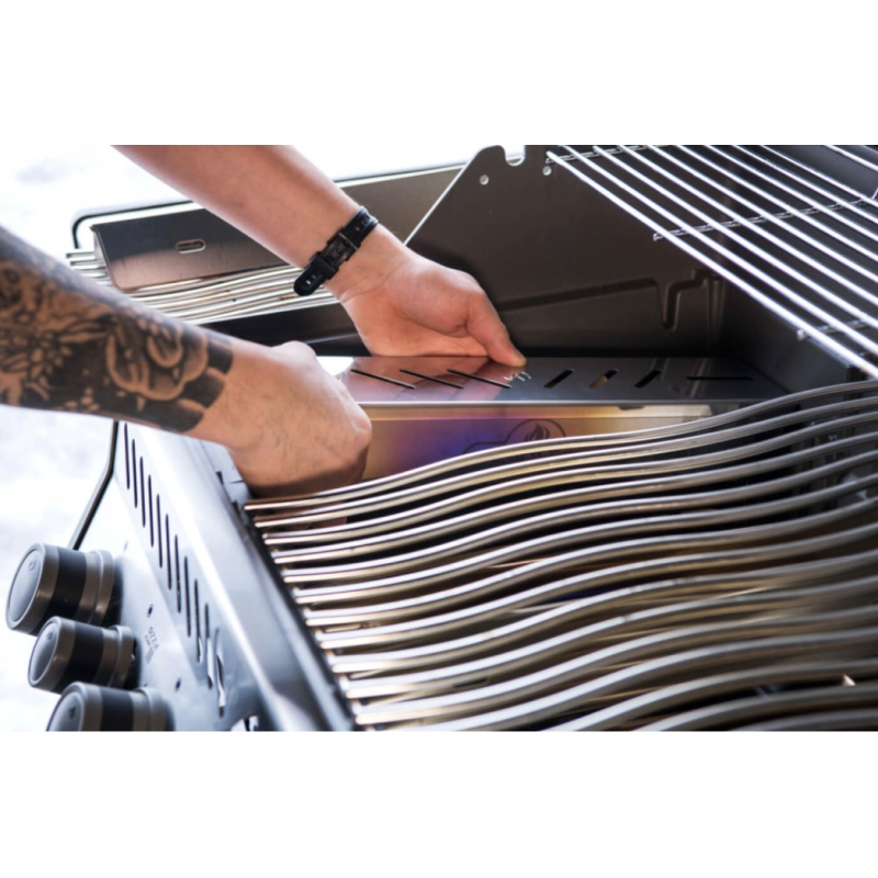 Boîte à Fumage En Acier Inoxydable – Pour Barbecue Gaz/charbon/électrique, Couvercle Rabattable 90° !