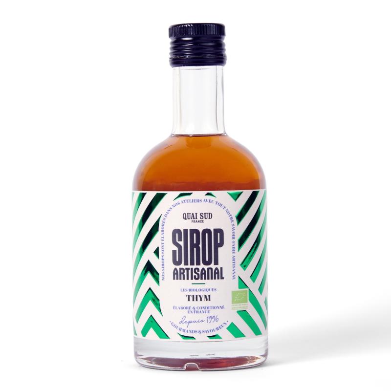 Sirop Artisanal Bio* Au Thym - Quai Sud