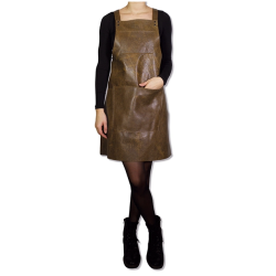 Tablier à Bretelles En Cuir...