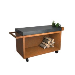 Mise en place Table Corten...