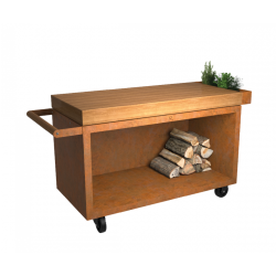 Mise en place Table Corten...