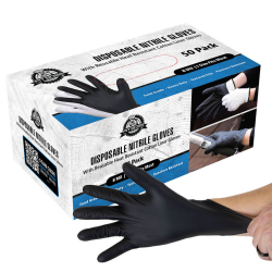 50 Gants en Nitrile et 2 gants protection coton - Pit Boss