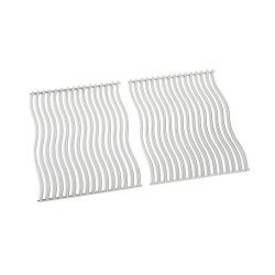 Set 2 grilles Wave inox -...