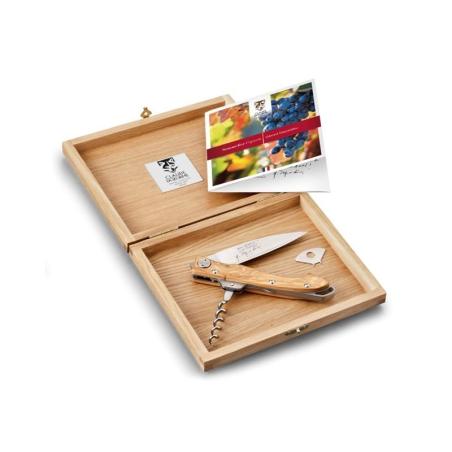 Sommelier G Depardieu manche olivier avec chainette - Claude Dozorme