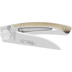 Liner Thiers Laguiole grand modèle manche pointe de corne claire - Claude Dozorme