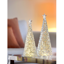 GLAMOR - Argent - Lampe...