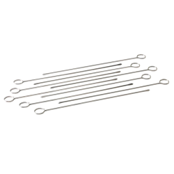 10 Brochettes en Inox 33cm...