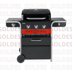 Barbecue hybride gaz &...