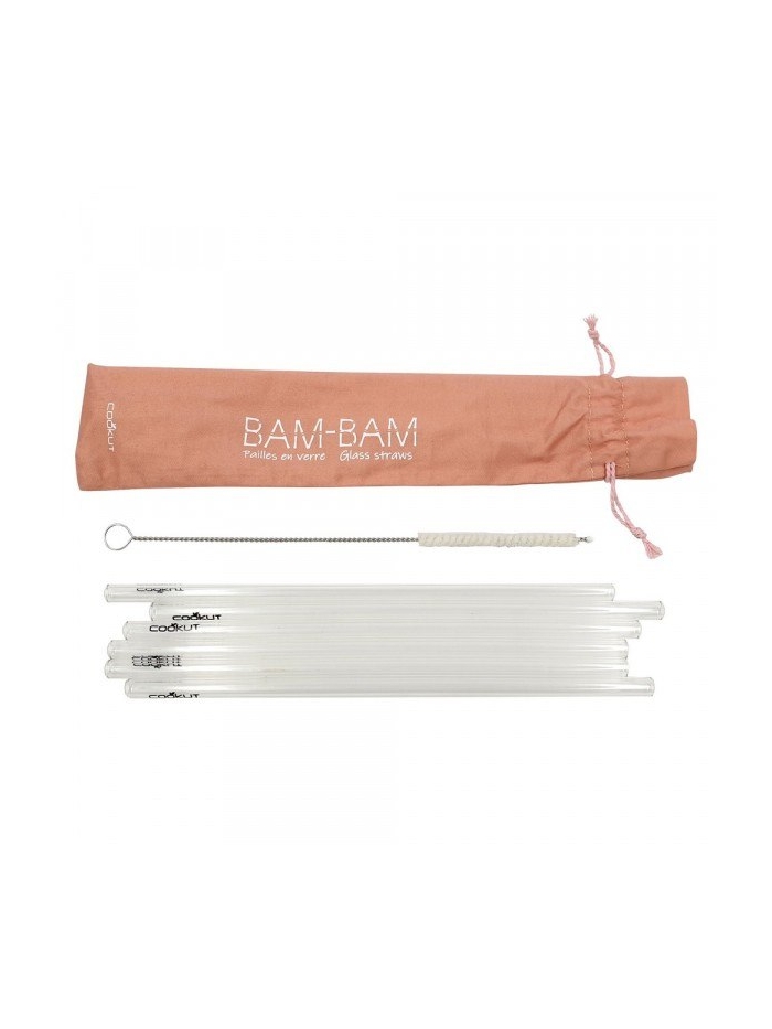 Bam Bam pailles réutilisables en Bambou - Cookut