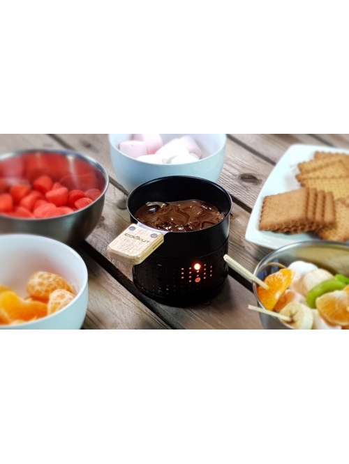 Coffret fondue au chocolat à la bougie – L'avant gardiste