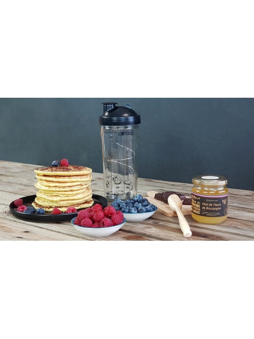 Coffret shaker à crêpes, pancakes, gaufres et tartineur - Cookut