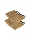 Tablettes Latérales Acacia MX - Big Green Egg Tablettes Latérales Acacia MX - Big Green Egg