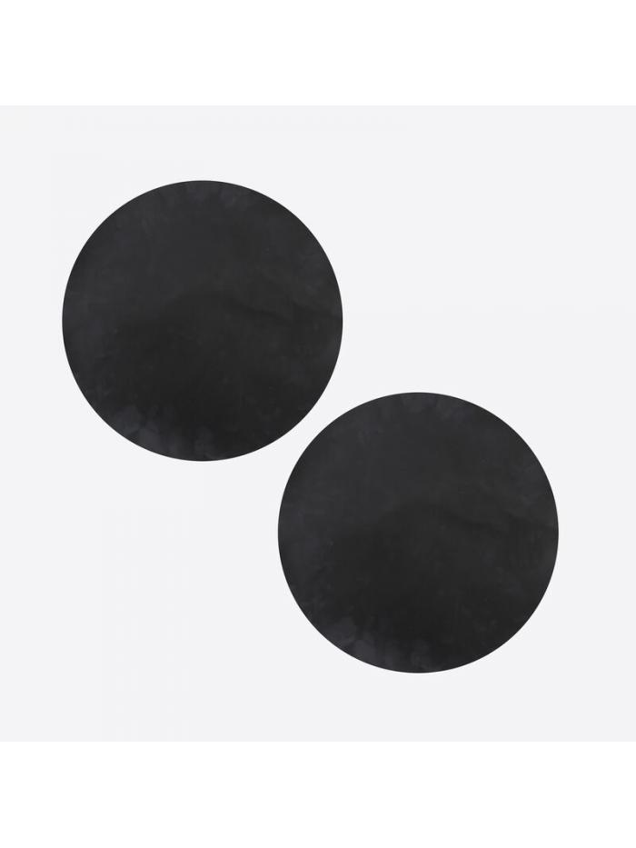 Set de 2 Tapis de grille Premium noir Ø32 cm - Barbecook