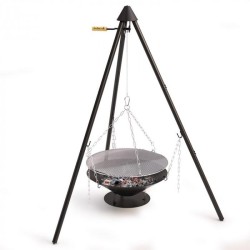 Junko Brasero-Barbecue au bois Ø60 cm H166 cm - Barbecook