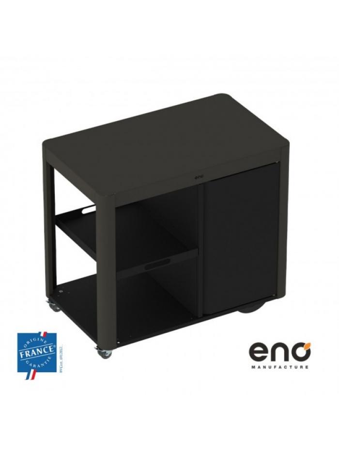 Desserte avec porte Achille gris taupe - Eno