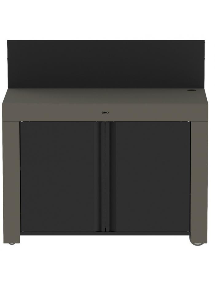 Chariot Fermé Felix Acier Plancha Gris - ENO 