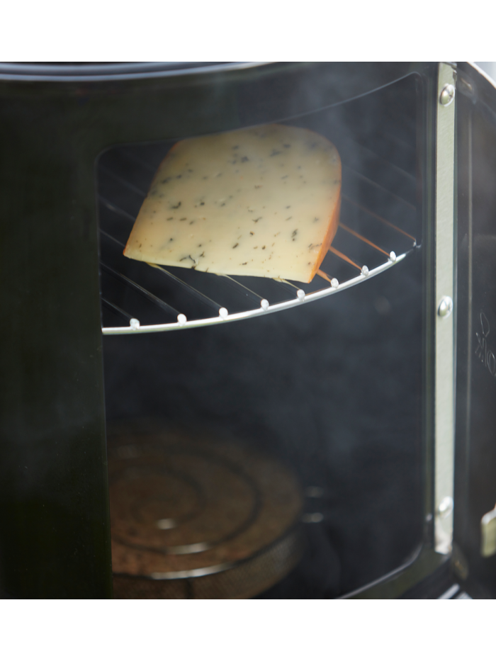 Oskar M fumoir en émail noir Ø44cm - Barbecook