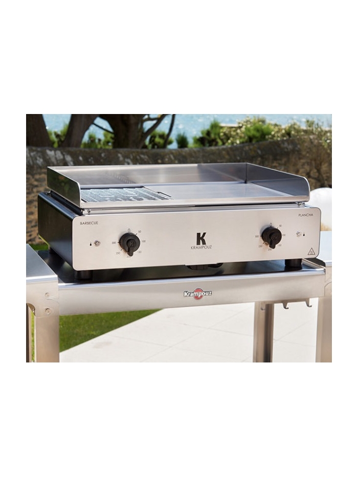 Duo K électrique Barbecue / Plancha - KRAMPOUZ
