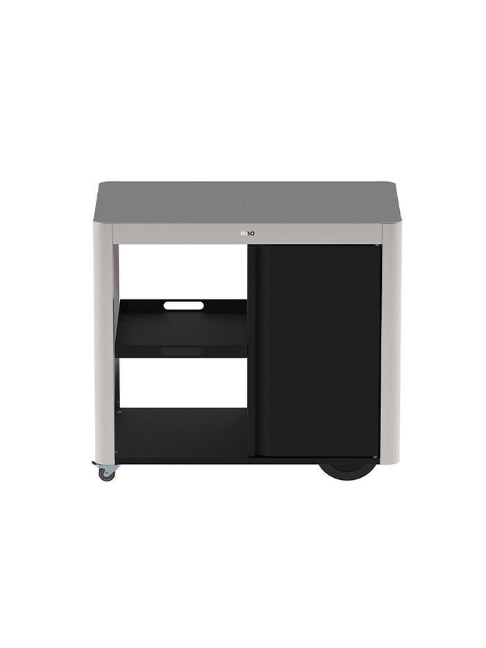 Desserte avec porte Achille inox - Eno