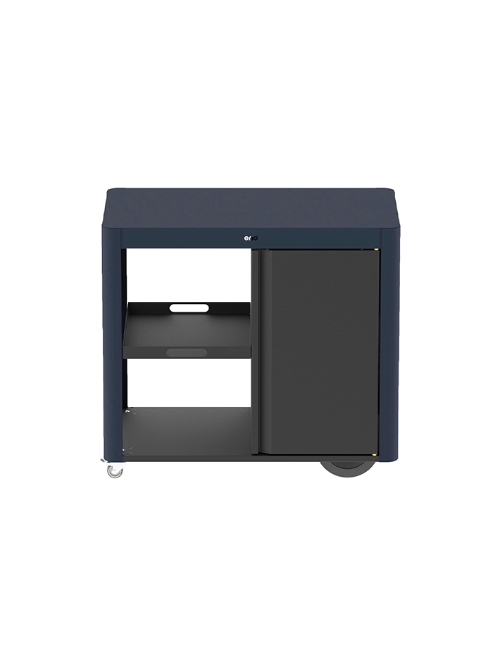 Desserte avec porte Achille bleu navy - Eno