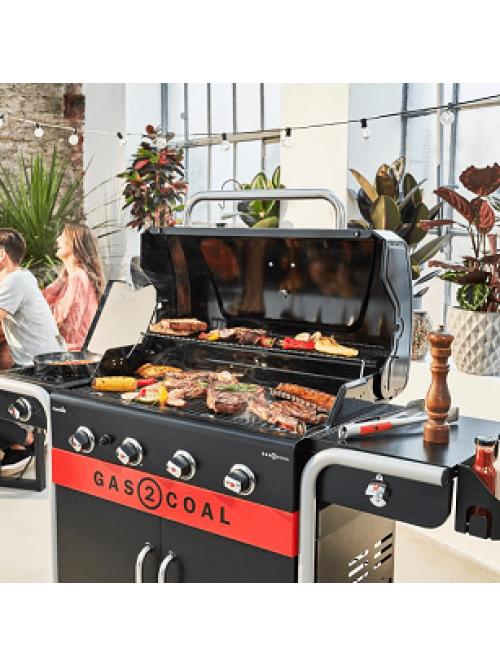 Barbecue hybride gaz & charbon "Gas2Coal 2.0 440" - Char-Broil