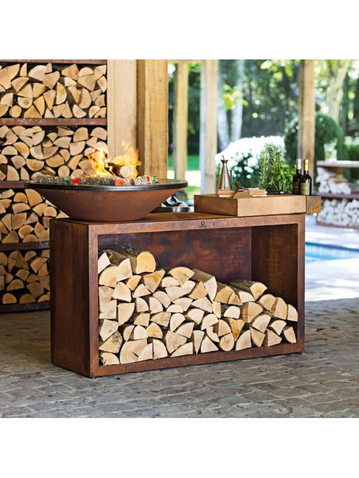 OFYR Island Corten 100 Bois de Teck 