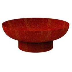 Brasero Jack 60 en acier corten Ø60cm H 25cm - Barbecook 