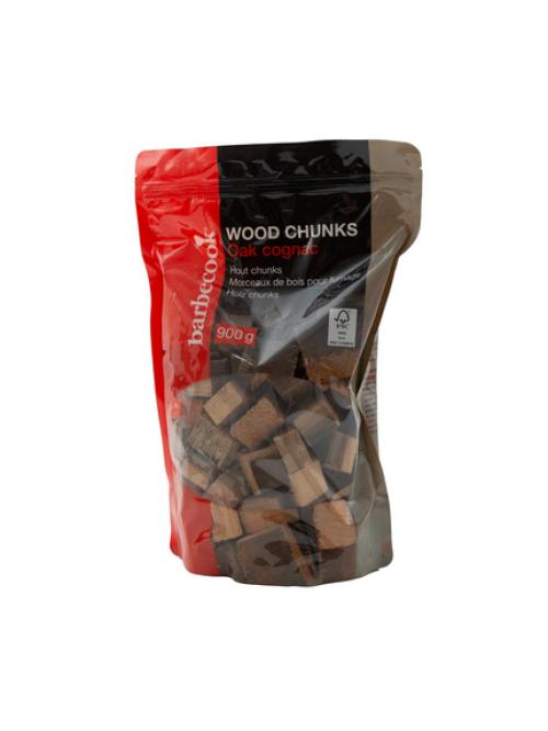 Morceaux de bois pour fumage chêne cognac 900g - Barbecook