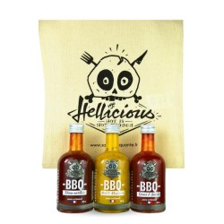 Coffret sauces artisanales BBQ - Hellicious