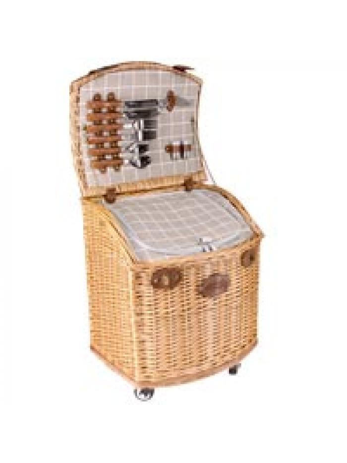 Panier pique-nique à roulettes "Concorde" - 4 Personnes