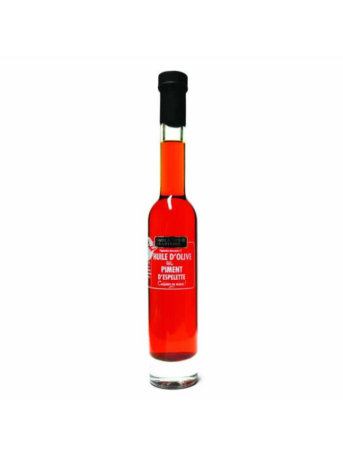 Huile d'Olive Piment Espelette 20cl - Savor & Sens Huile d'Olive Piment Espelette 20cl - Savor & Sens