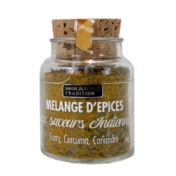 Mélange d'épices aux saveurs "Indienne" 50g - Savor & Sens