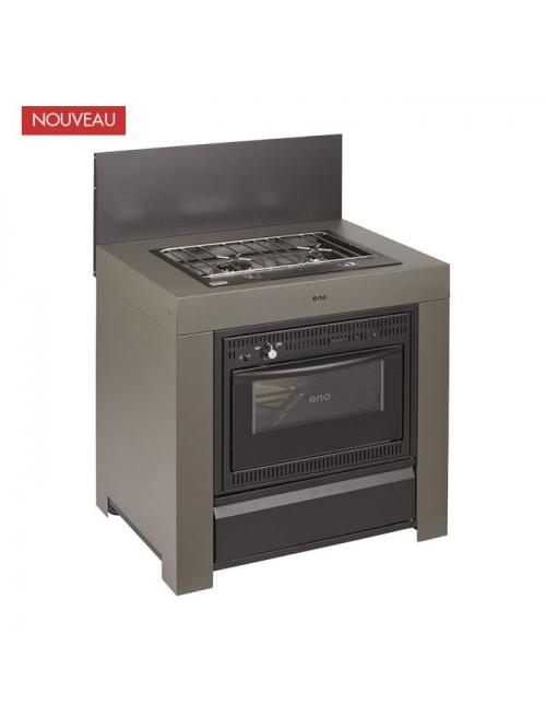 Module Cuisine Four et Plaques de cuisson Gris Gargo et Noir - ENO Module Cuisine Four et Plaques de cuisson Gris Gargo et Noir - ENO