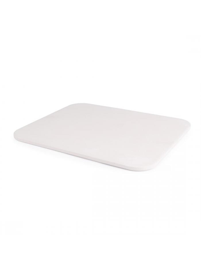 Pierre à Pizza Rectangulaire avec support métal de service 