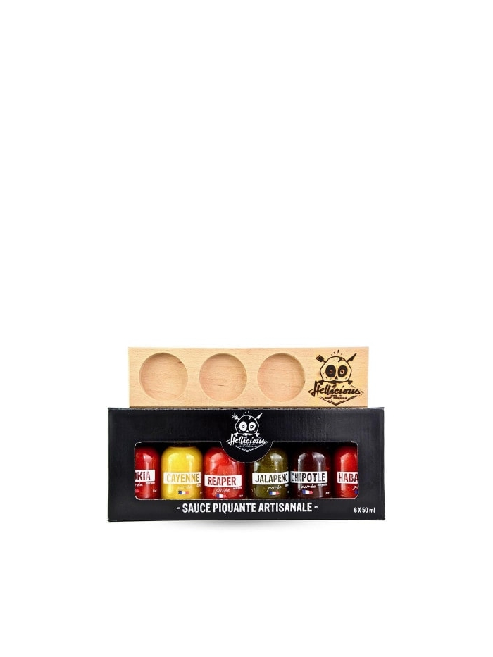 Coffret de 6 sauces Hellicious