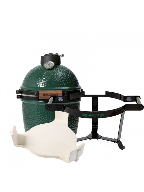 Barbecue charbon Pack MINI : Egg + Panier + ConvEGGtor - BIG GREEN EGG