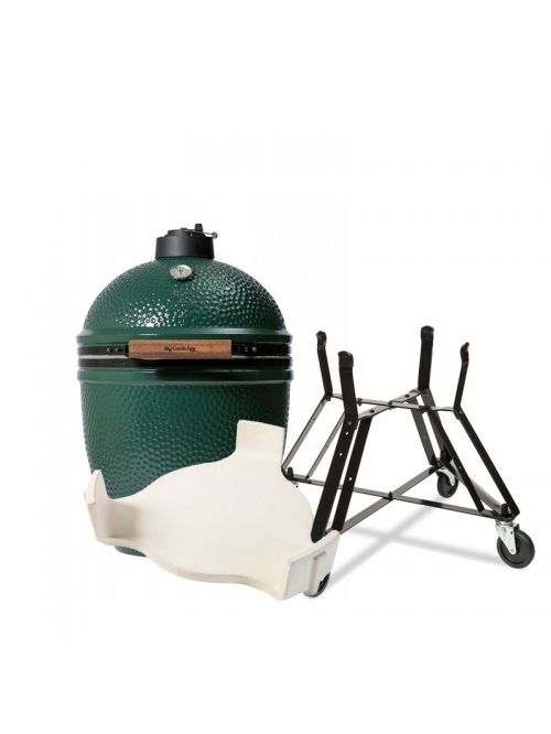 Barbecue charbon Pack SMALL : Egg + Berceau + Conveggtor - BIG GREEN EGG