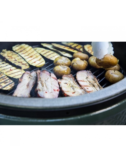 Barbecue charbon PACK MEDIUM : Table Modulaire + Egg + Conveggtor - BIG GREEN EGG