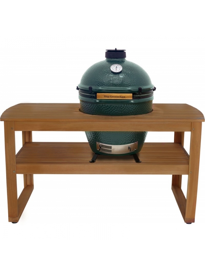 PACK Table Acacia LARGE + ConvEGGtor - Big Green Egg