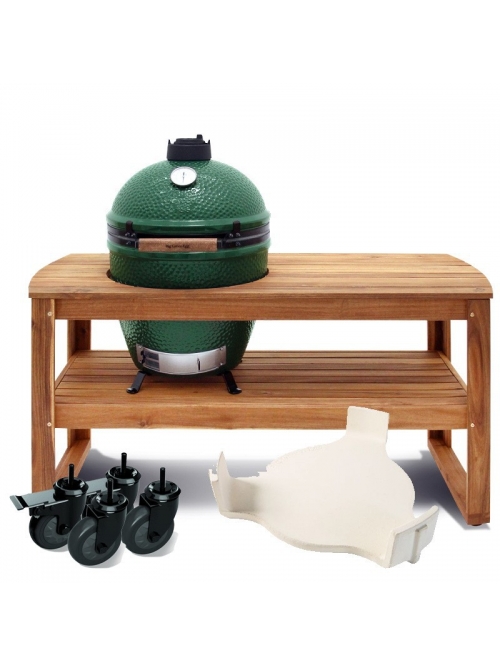 PACK Table Acacia LARGE + ConvEGGtor - Big Green Egg