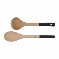 Ustensiles cuillère et louche en bois - COOKUT