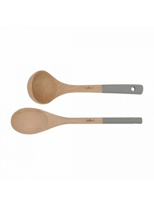 Ustensiles cuillère et louche en bois - COOKUT Ustensiles cuillère et louche en bois - COOKUT