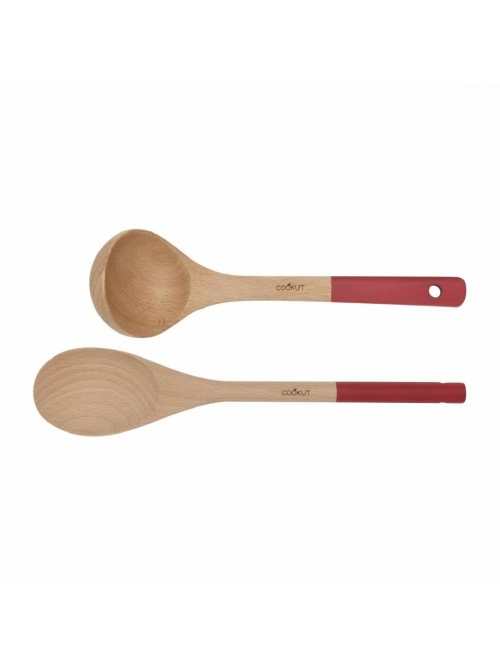 Ustensiles cuillère et louche en bois - COOKUT Ustensiles cuillère et louche en bois - COOKUT