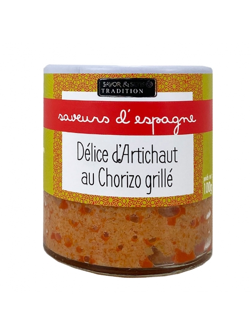 Délice d’artichaut au chorizo grillé - SAVOR & SENS