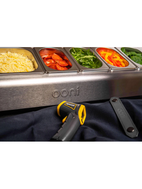 Saladette en inox pour préparer les pizzas avec votre four Ooni