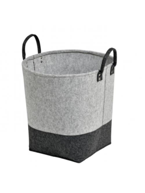 Corbeille ALARA Gris clair & gris anthracite - Dixneuf