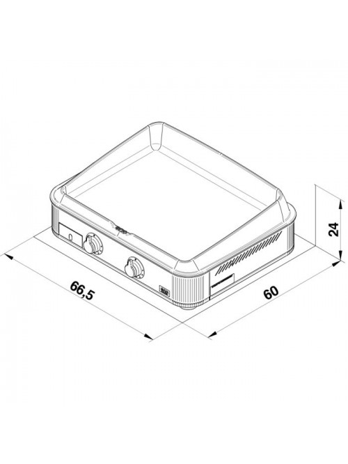 Plancha électrique ENOSIGN 65